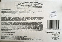 Colis Choucroute pour 4 personnes