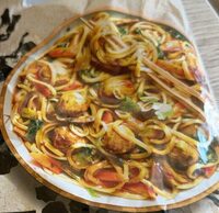 Boulettes poulet nouilles ramen