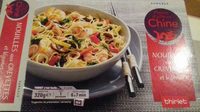 Nouilles aux crevettes et légumes