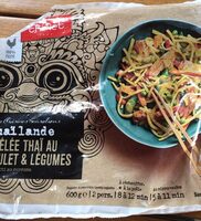 Poêlée thaï au poulet et légumes