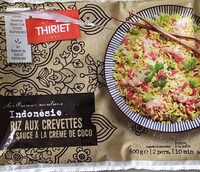Riz aux crevettes & sauce à la crème de coco