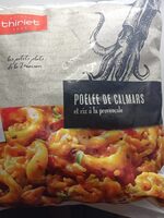 Poêlée de calmars et riz à la provençale