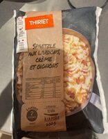 Spaetzle aux lardonc creme et oignons