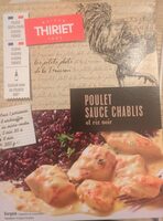 Poulet sauce chablis et riz noir
