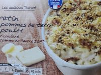 Gratin pomme de terre au poulet