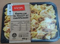 Farfallini au poulet et champignons