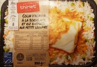 Colin d'Alska à la bordelaise et riz aux petits légumes