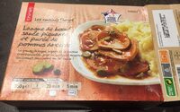 Langue de boeuf, sauce piquante et purée de pomme de terre