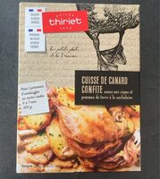 Cuisse de canard confite sauce aux cèpes et pommes de terre