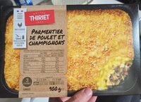 Parmentier de poulet et champignons