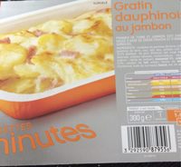 Gratin Dauphinois au jambon