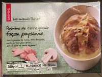 Pomme de terre garnie paysanne