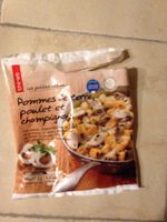 Pommes de terre poulet et champignons