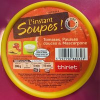 L'instant soupes - tomates, patates douces & mascarpone