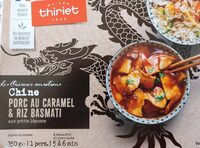 Porc au caramel et riz basmati