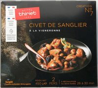 Civet de sanglier à la vigneronne
