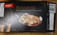 Boudin blanc aux morilles écrasé de pommes de terre