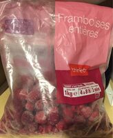 Framboises entières