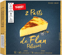 2 parts de Flan pâtissier