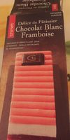 Délice du pâtissier - Chocolat blanc framboise