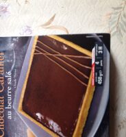 Tarte carrée chocolat caramel au beurre salé