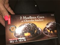 2 Moelleux Coco et Chocolat Fondant