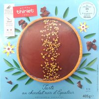 Tarte au chocolat noir d'Équateur