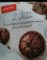 9 mini fondants au chocolat