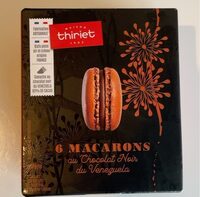 Macarons chocolat noir du Venezuela