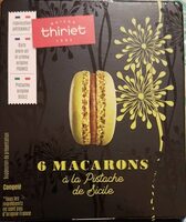 6 Macarons à la Pistache de Sicile