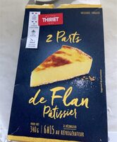 2 parts de flan pâtissier