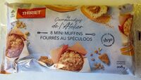 8 mini muffins fourrés au spéculoos