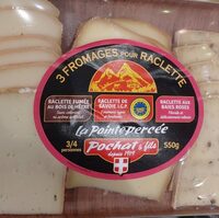 Plateau 3 fromages raclette