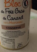 Bloc de foie Gras de canard