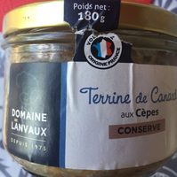 Terribe de canard aux cèpes