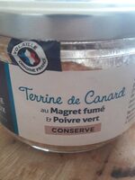 Terrine de canard au magret fumé & poivre vert