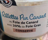 Rillettes pur canard