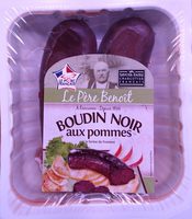 Boudin noir aux pommes à la farine de froment