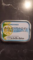 Sardines au citron à l'huile d'arachide