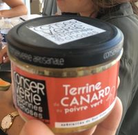 Terrine de canard au poivre vert