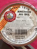 Anchois au sel