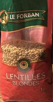 Lentilles blondes