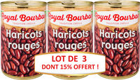 Lot 3 haricots rouges naturels 1/2