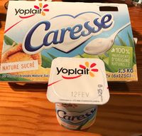 Yaourts Caresse nature sucré