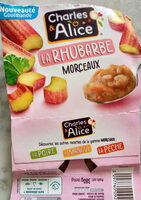 Pommes Rhubarbe avec morceaux