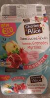 Compote pommes grenades myrtilles