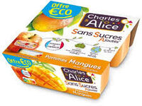 Charles & Alice pomme mangue 4x100 g