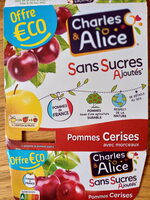 Pommes Cerises sans sucres ajoutés avec morceaux