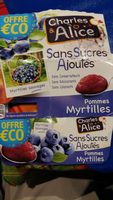 Pommes Myrtilles Sans Sucres Ajoutés