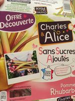 Compotes Pommes Rhubarbe sans sucres ajoutés